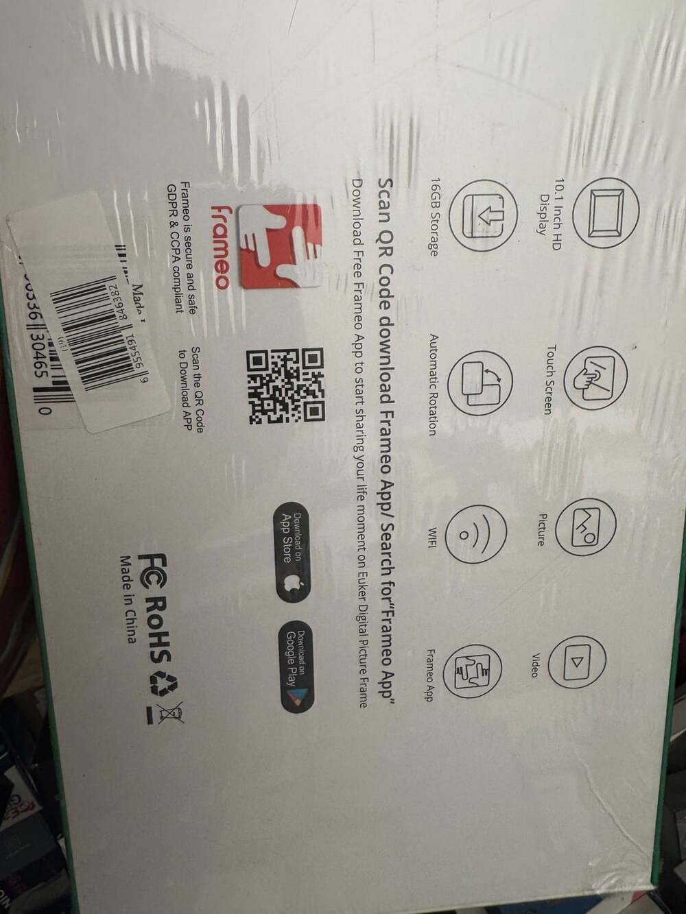 Euker Smart Cloud Frame 10.1 Inch Digital Picture Frame - Picture 2 of 2